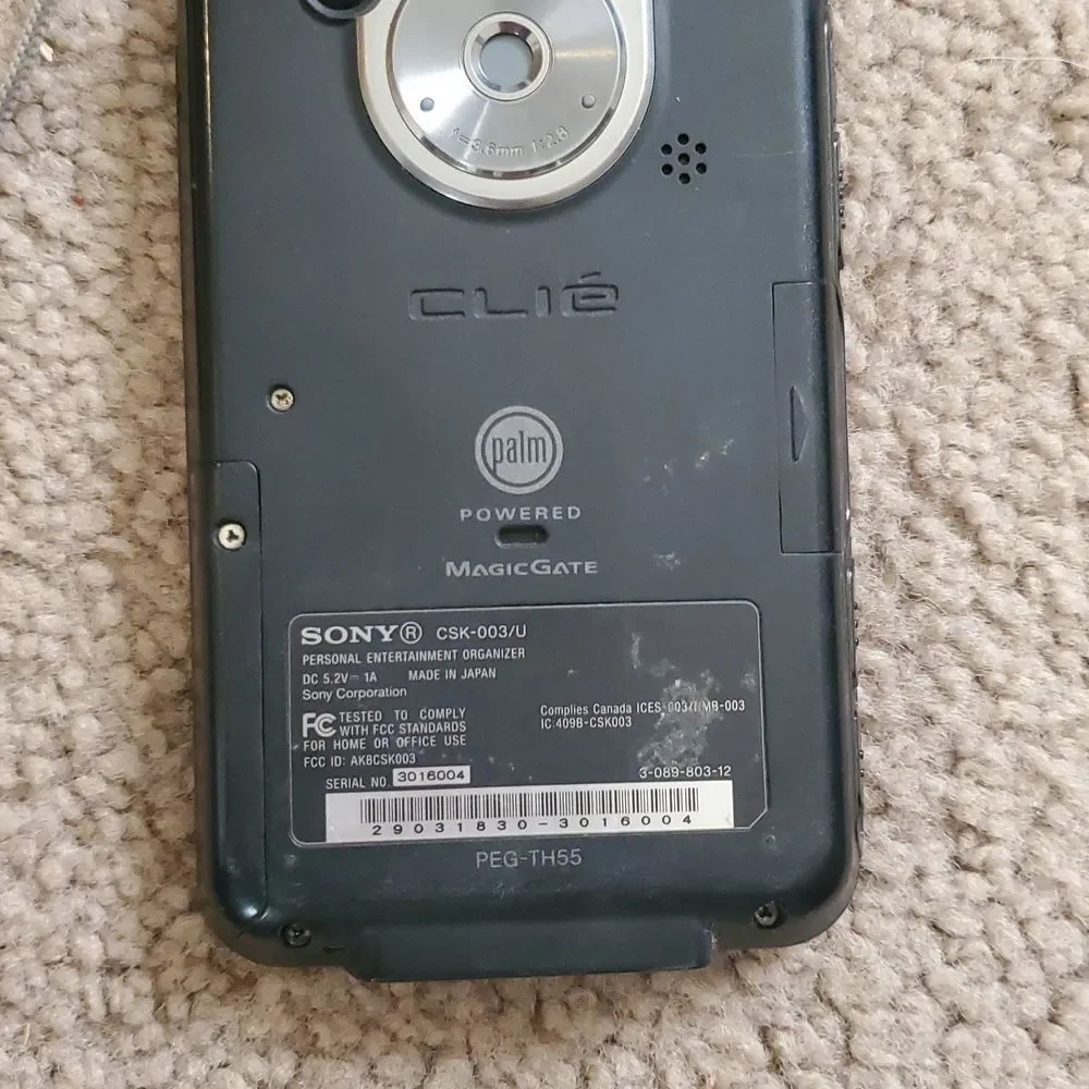 Vintage Sony CLIÉ PEG-UX50 PDA – Fully Functional!